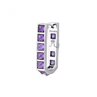 Mono orecchino Rosato Donna Cubica in Argento Zirconia RZCU86 - RZCU86